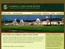Tablet Screenshot of landfall.biz